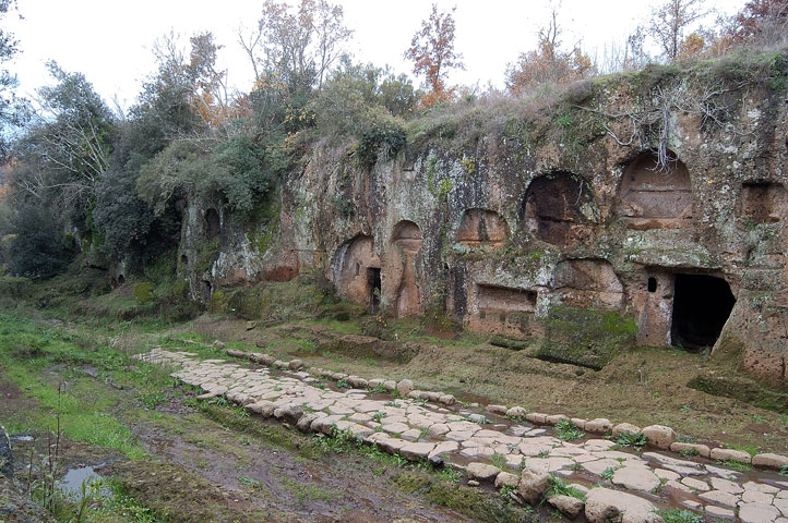 Nei pressi della necropoli di Cerveteri