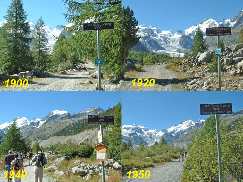 Il ghiacciaio del Morteratsch - Piz Bernina