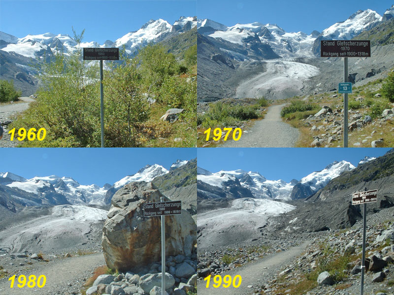Il ghiacciaio del Morteratsch - Piz Bernina