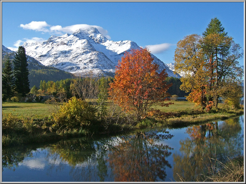 Laghi dell''Engadina e variazioni stagionali