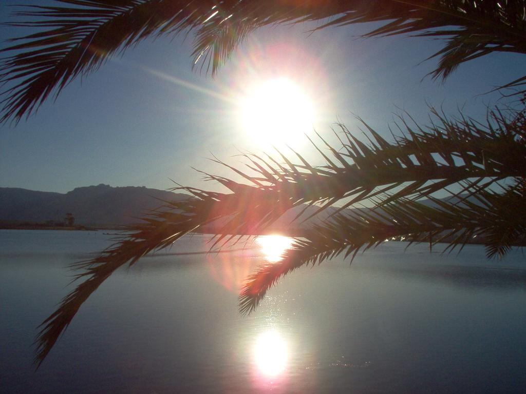 Sera di settembre alla laguna di Nora