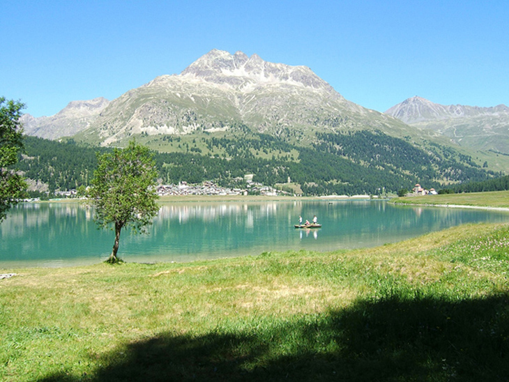 Laghi dell''Engadina e variazioni stagionali