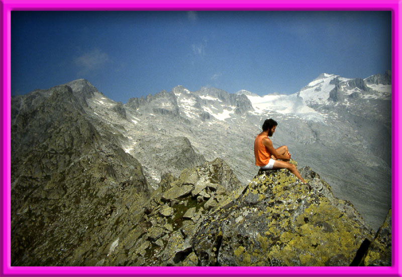 la pi alta vetta del Trentino.....Cima Presanella 3558 m.