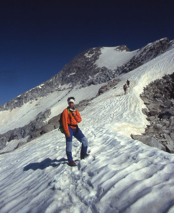 la pi alta vetta del Trentino.....Cima Presanella 3558 m.