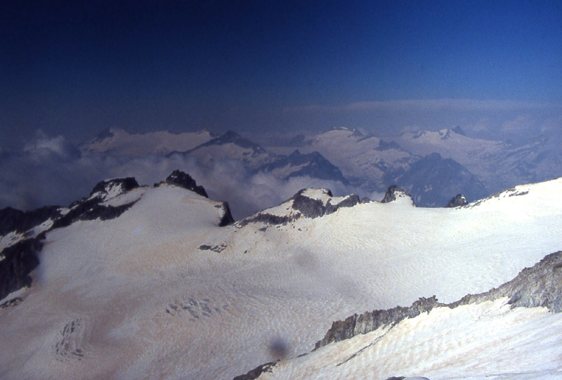 la pi alta vetta del Trentino.....Cima Presanella 3558 m.