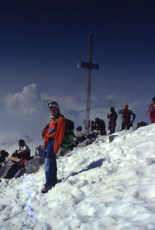 la pi alta vetta del Trentino.....Cima Presanella 3558 m.