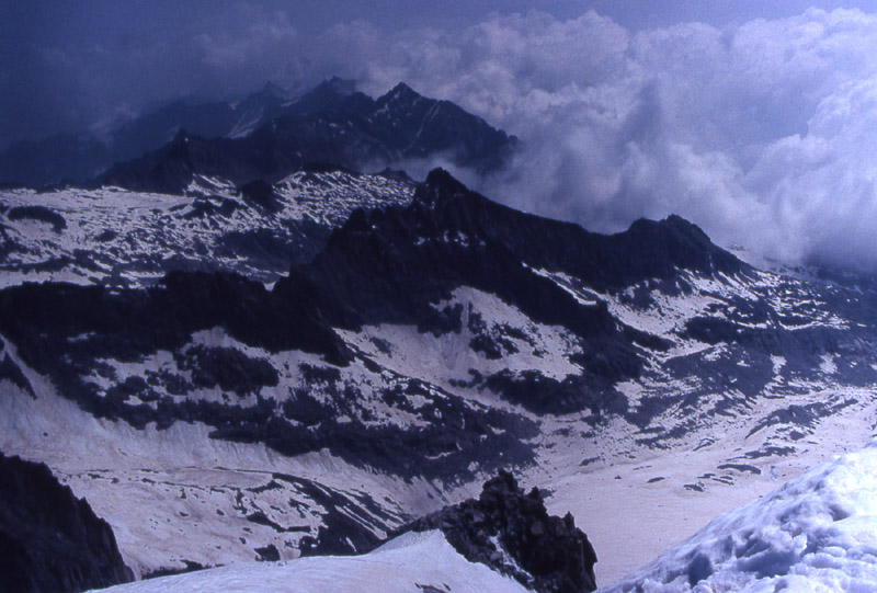la pi alta vetta del Trentino.....Cima Presanella 3558 m.