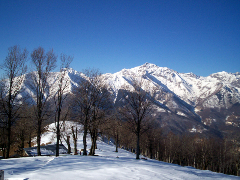 Monticchio - il mio primo giro con le ciaspole
