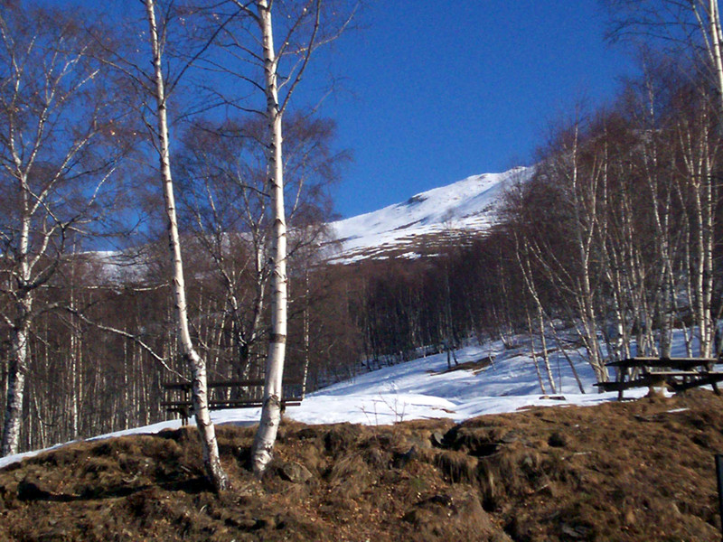 Monticchio - il mio primo giro con le ciaspole