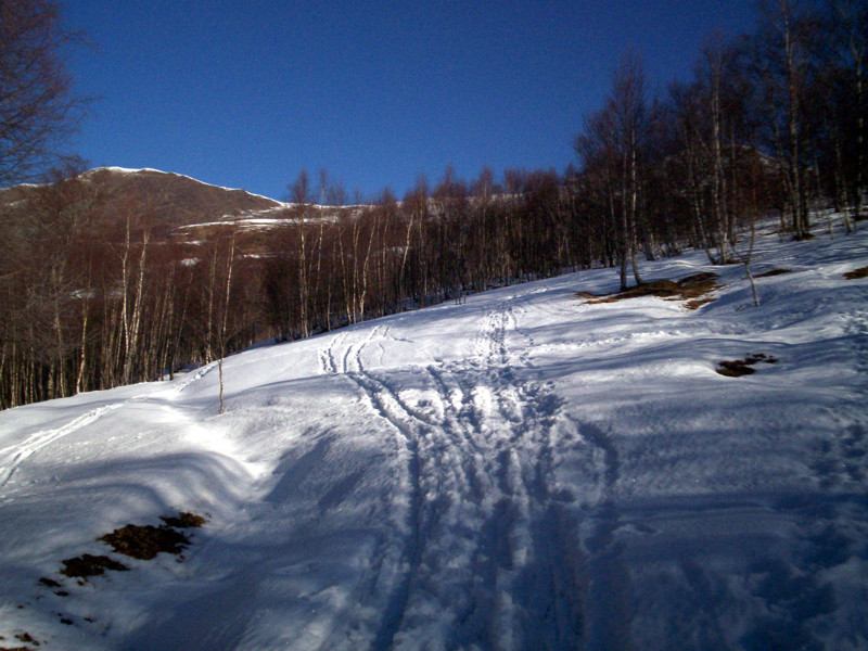 Monticchio - il mio primo giro con le ciaspole