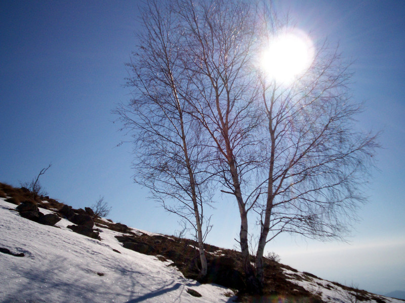 Monticchio - il mio primo giro con le ciaspole