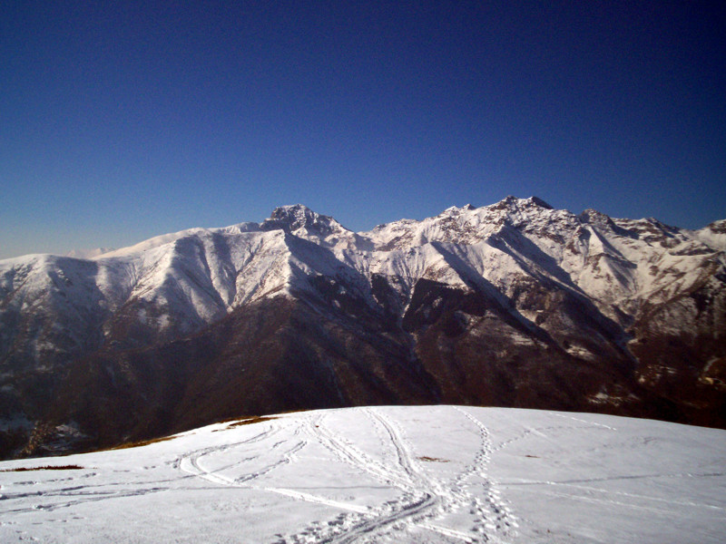 Monticchio - il mio primo giro con le ciaspole