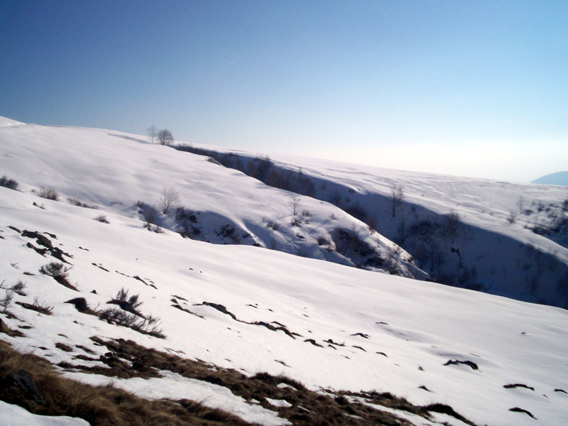 Monticchio - il mio primo giro con le ciaspole