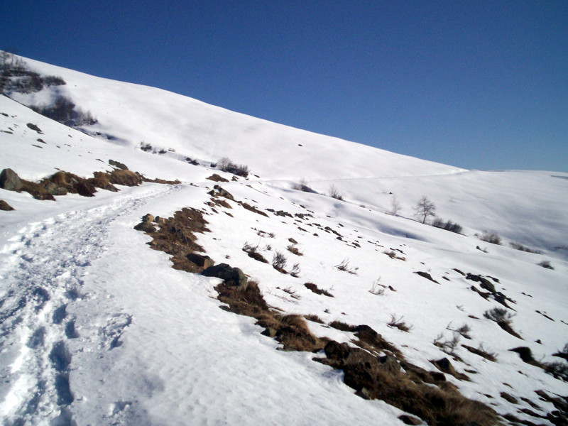 Monticchio - il mio primo giro con le ciaspole