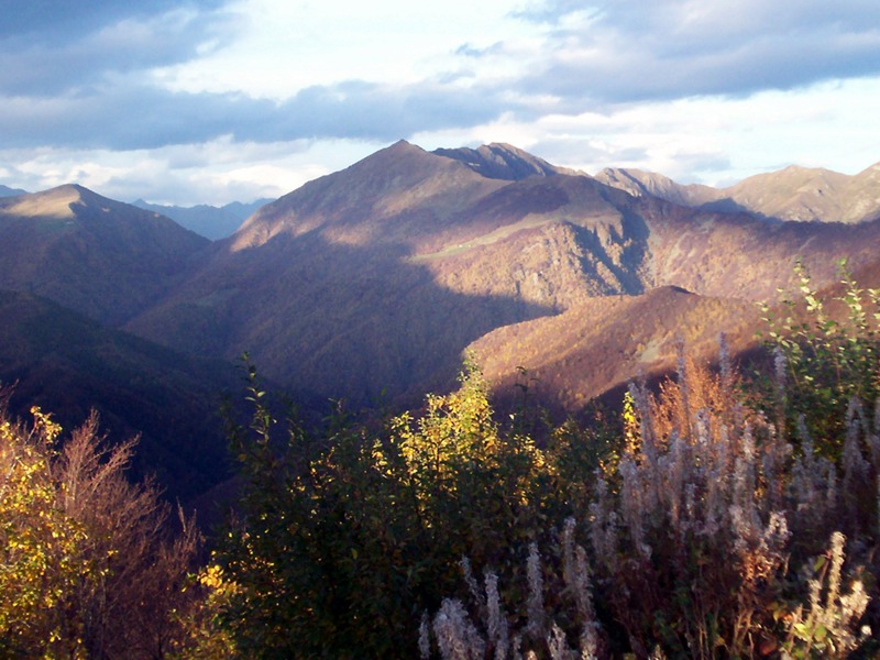 Luci del tramonto sulla Valle del Cervo e Valsessera