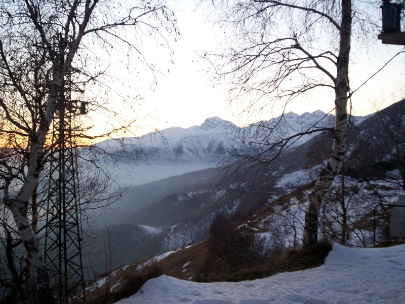 Tramonto da Bocchetto Sessera