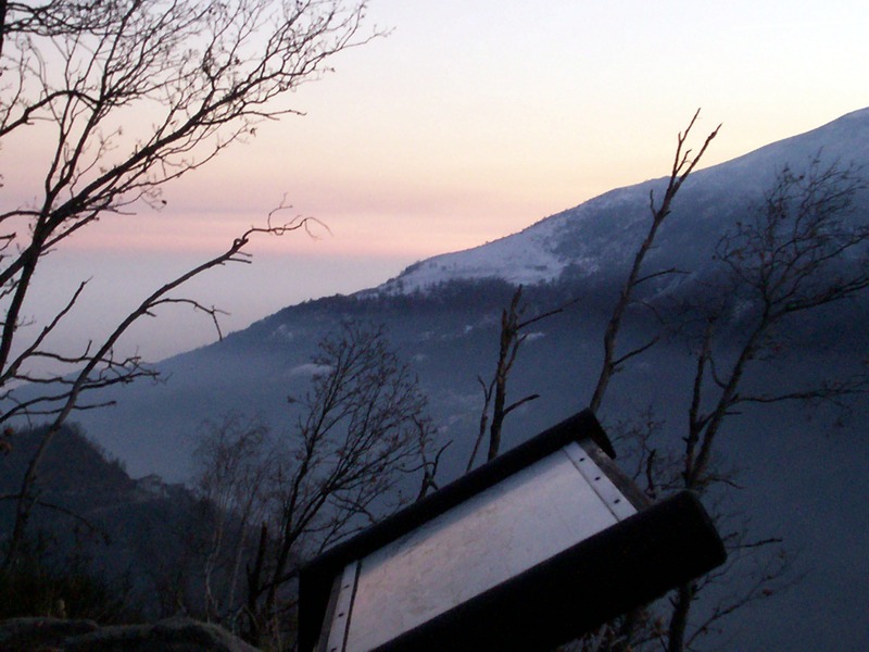 Tramonto da Bocchetto Sessera
