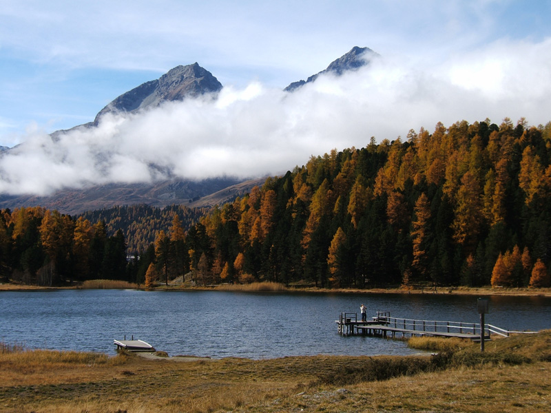 Laghi dell''Engadina e variazioni stagionali