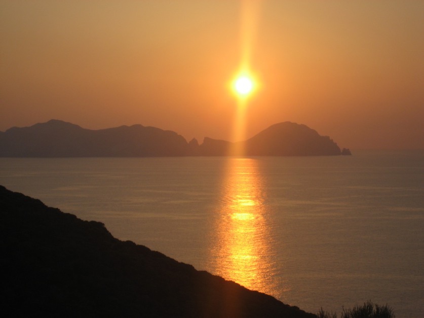 Tramonto alle Pontine