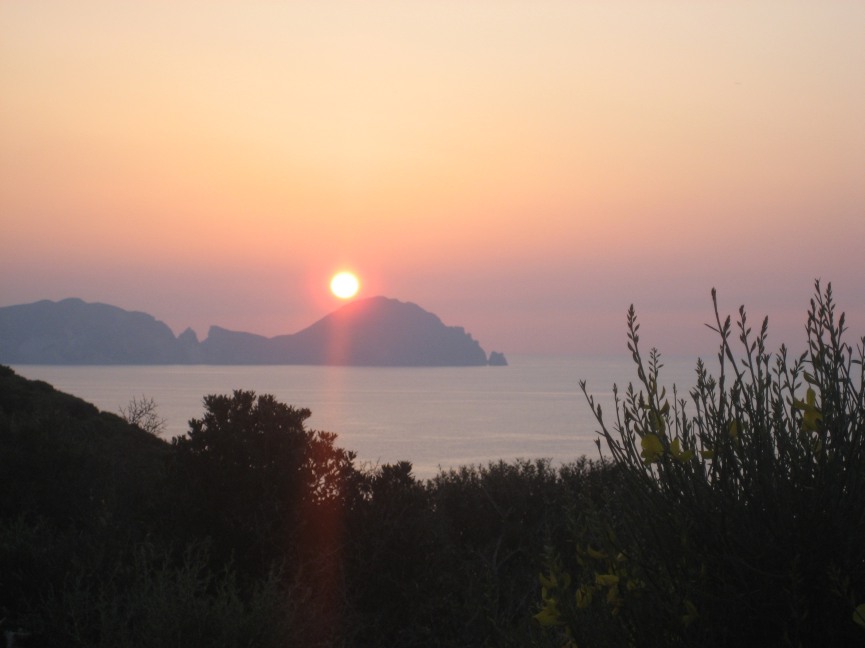 Tramonto alle Pontine