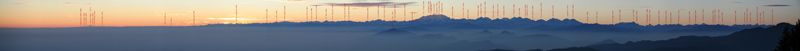 Dal Monte Linzone al tramonto
