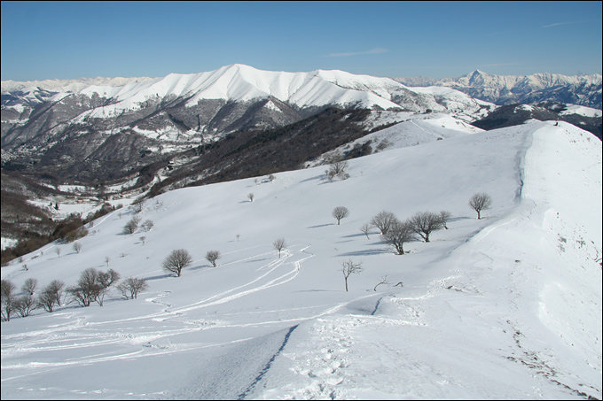 La neve di Pasqua: M.Palanzone e M.Preaola
