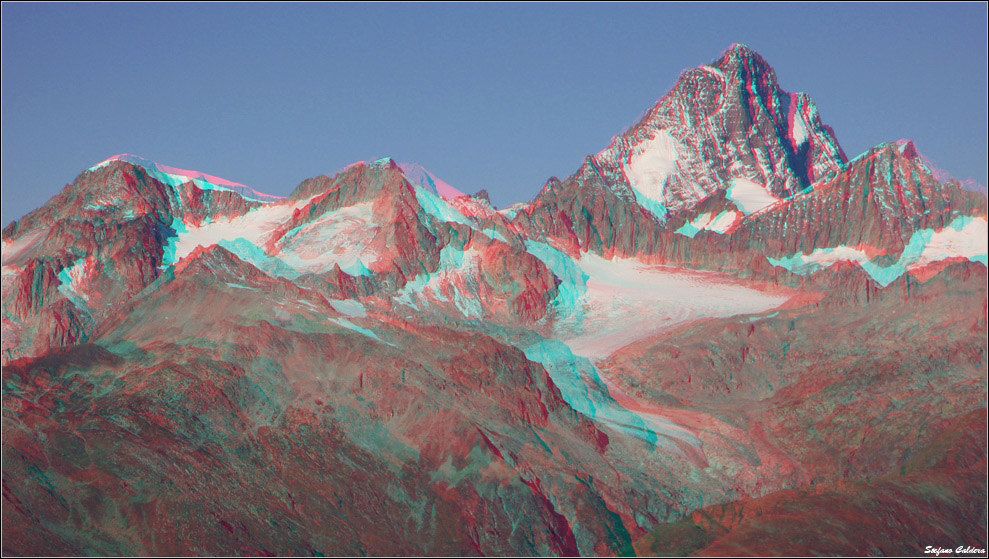 Montagne in 3D, una prova di anaglifo...