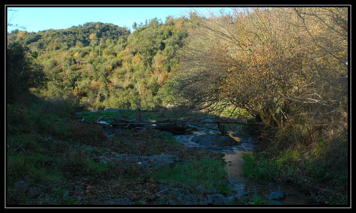 Cascata della Mola nei Monti Ceriti (Cerveteri)
