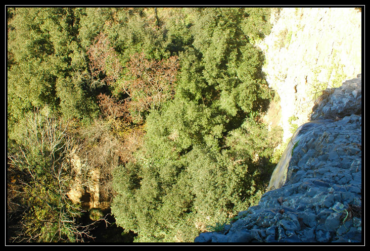 Cascata della Mola nei Monti Ceriti (Cerveteri)