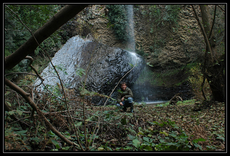 Cascata della Mola nei Monti Ceriti (Cerveteri)