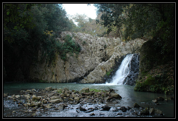 Cascata della Mola nei Monti Ceriti (Cerveteri)