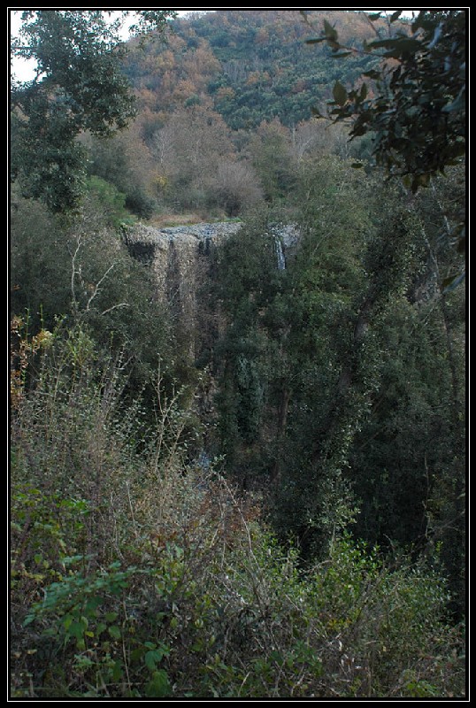 Cascata della Mola nei Monti Ceriti (Cerveteri)