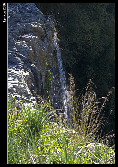 Cascata della Mola nei Monti Ceriti (Cerveteri)