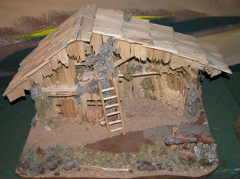 Licheni usati per presepi