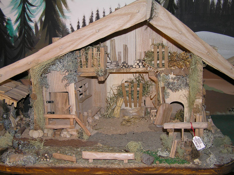 Licheni usati per presepi