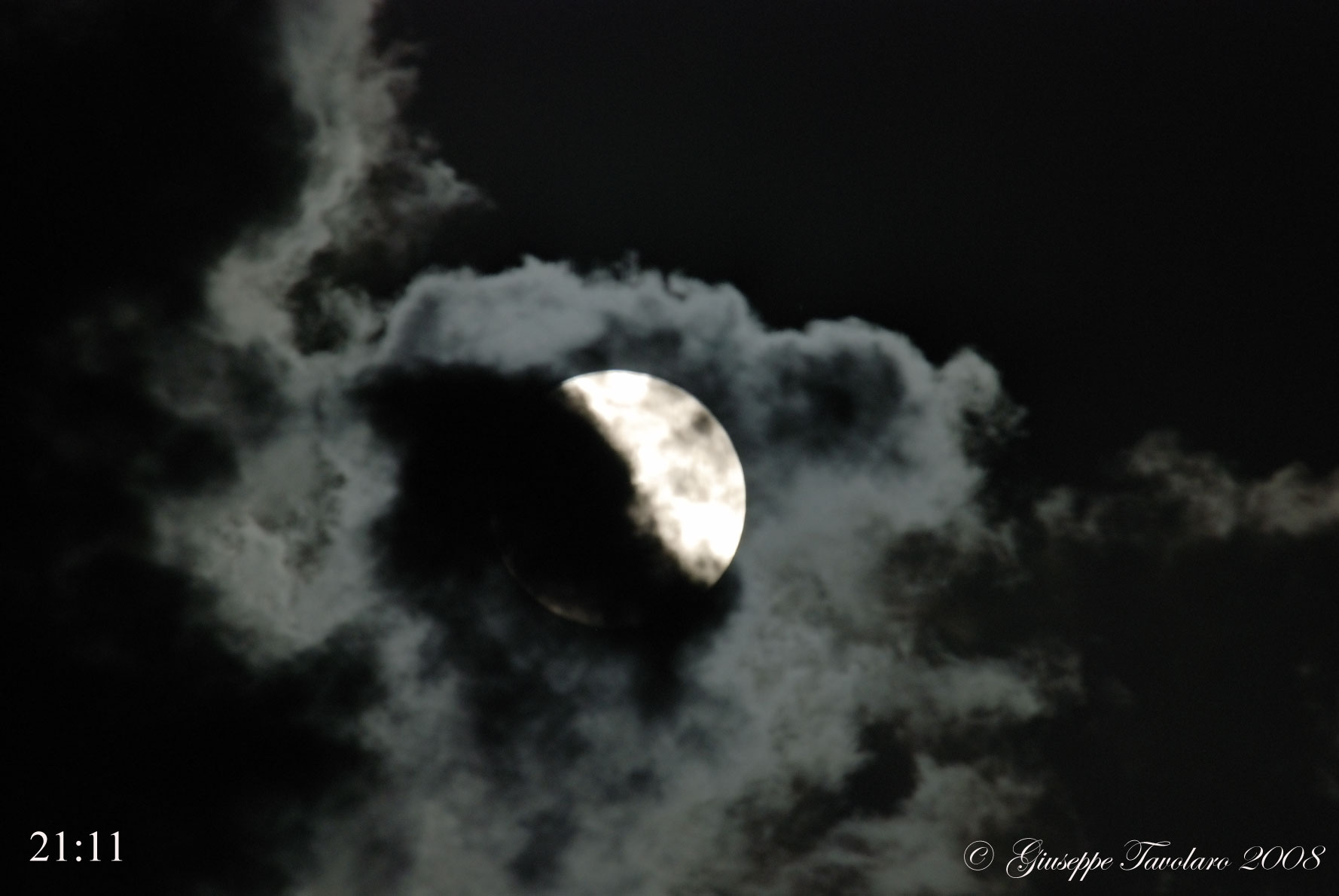 Ultima eclisse di Luna.