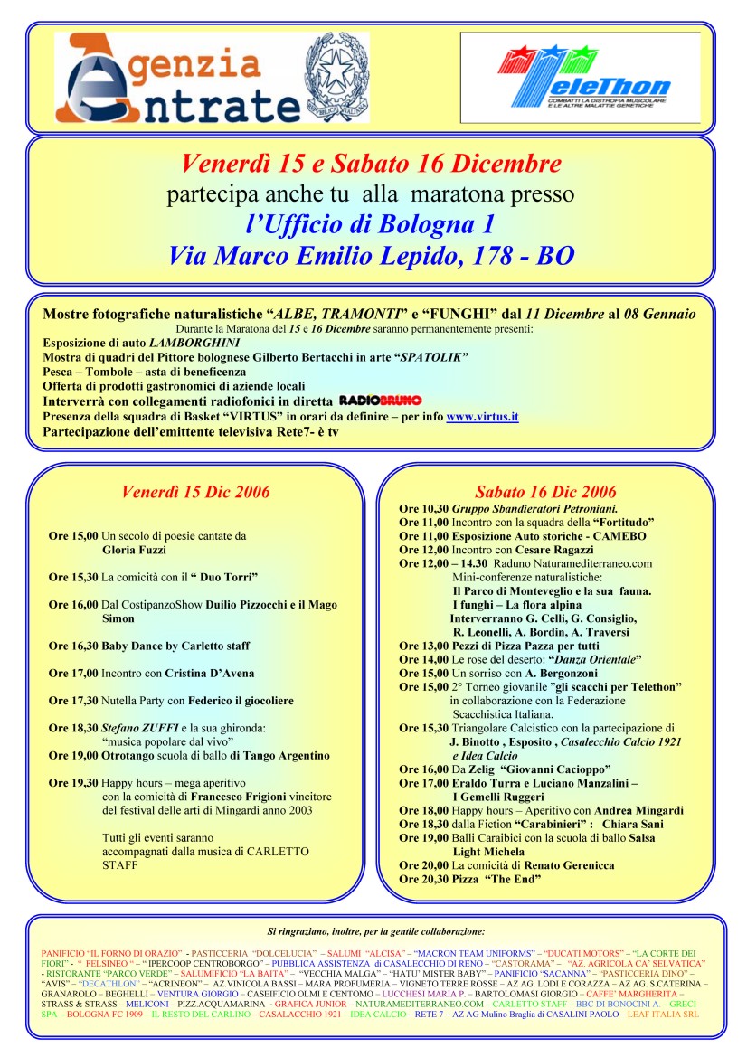RADUNO NM A BOLOGNA